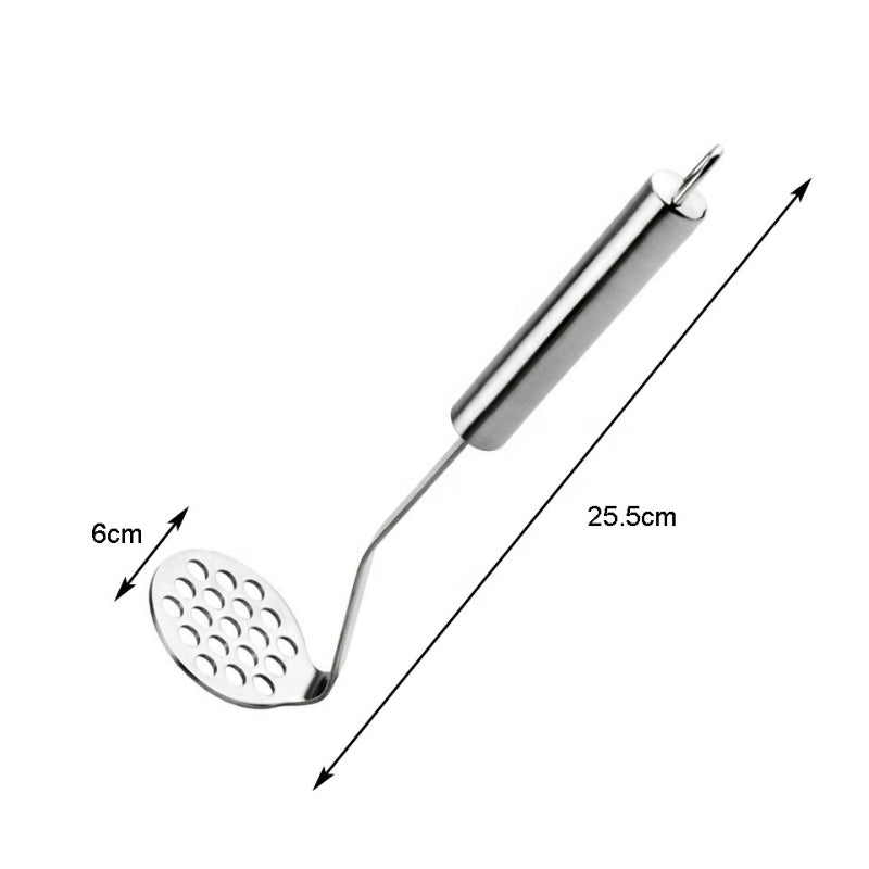 Food-Safe Stainless Steel Potato and Avocado Masher