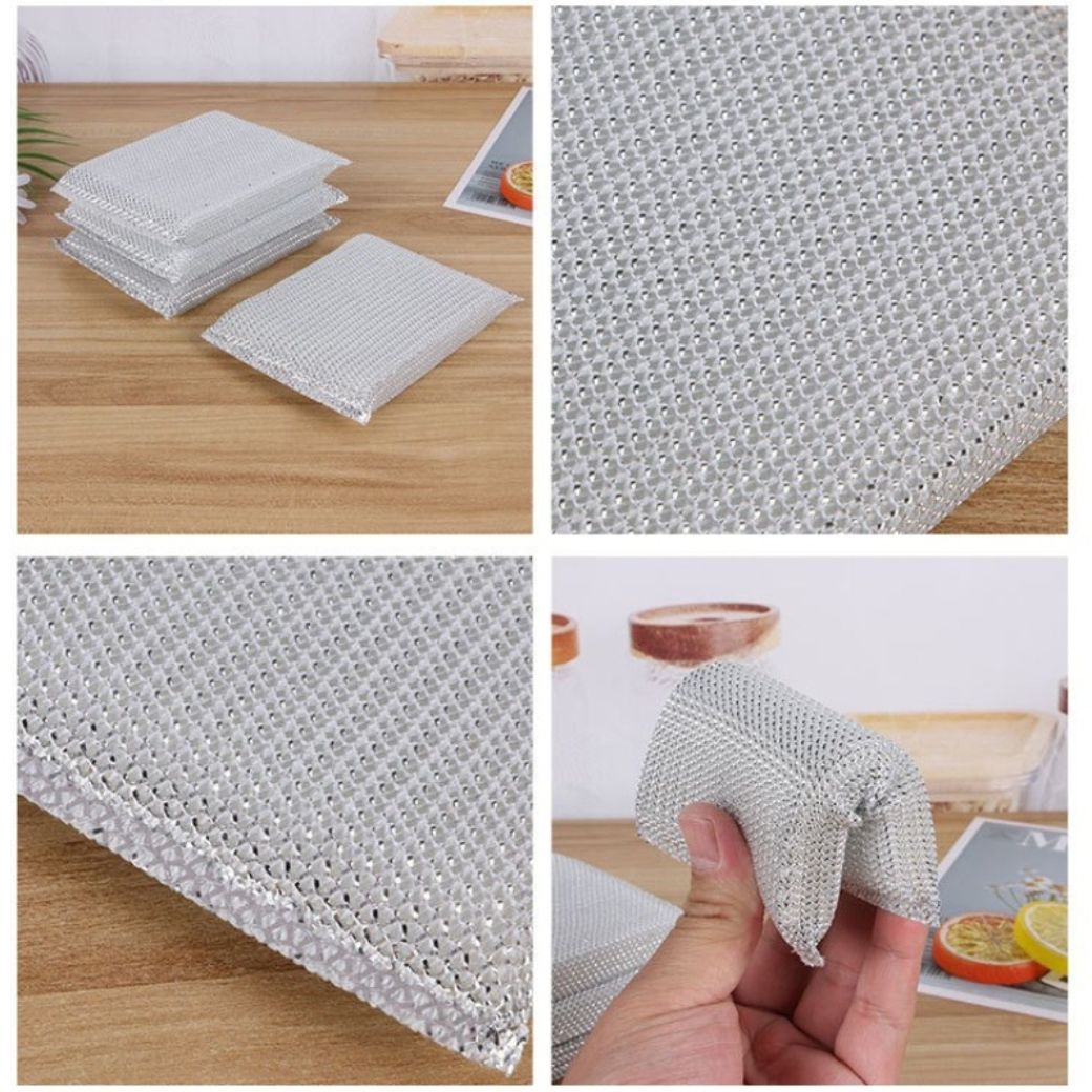 Reusable Kitchen Dishwashing Sponges and Scouring Pads(Pack of 4)