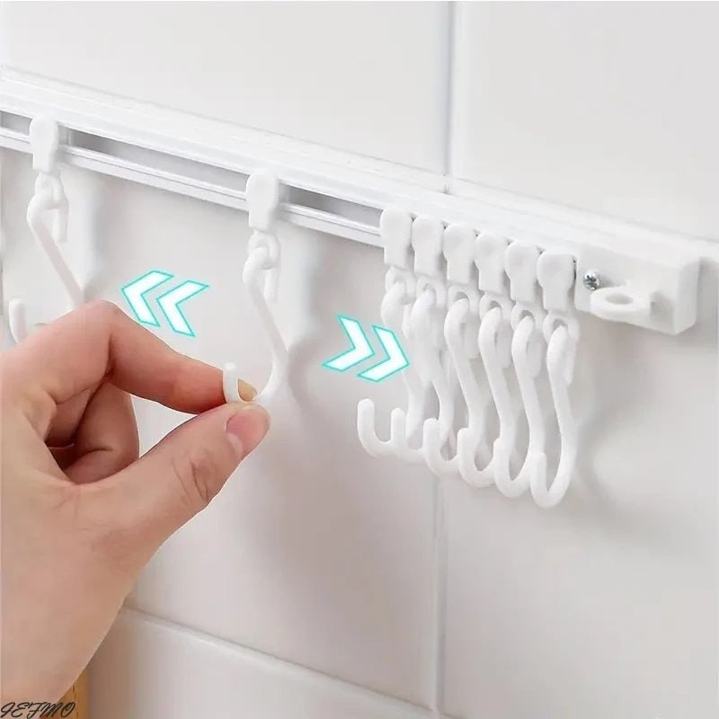 Adhesive 10 Hooks for Easy Organization