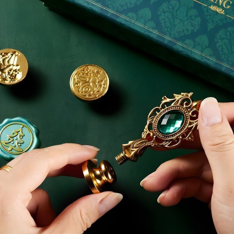 RetroSeal Wax Seal Set – Elegant Sealing Wax for Envelopes & Invitations