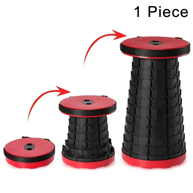 Lightweight Folding Stool | Plastic Foldable Stool For Camping Fishing Hiking Bbq Outdoors Indoors Kitchen