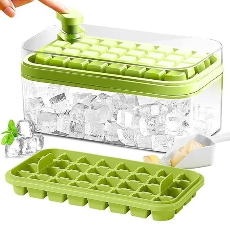 Silicone Ice Cube Tray with Easy-Release Design