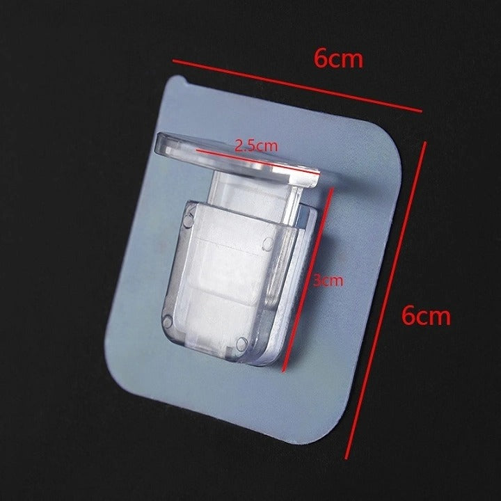 Heavy Duty Wall Hooks – Self-Adhesive Hooks for Hanging Without Drilling (Pack of 6)