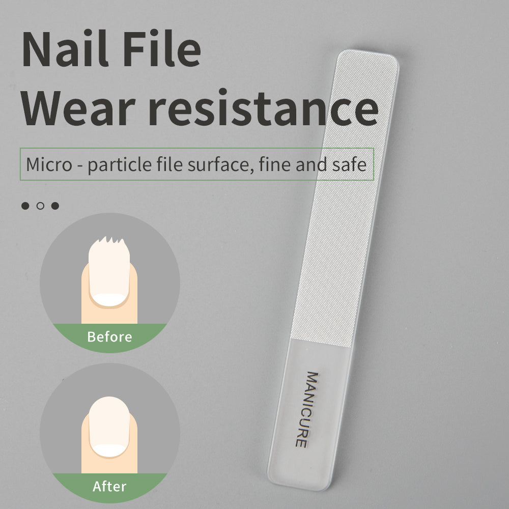 Universal Gradient Nail Care Set – German Precision Clippers, Scissors & Nail File (4-Piece)