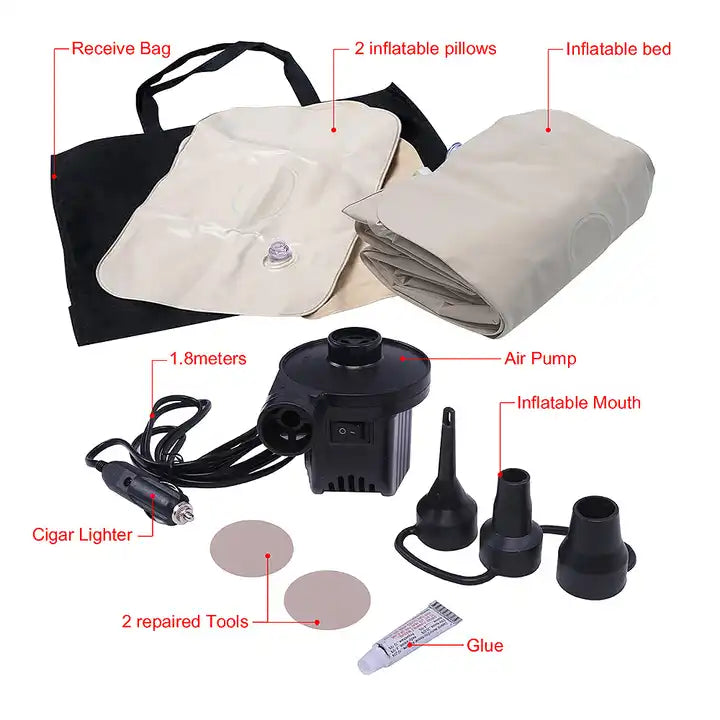 Inflatable Car Bed (Airpump Free)