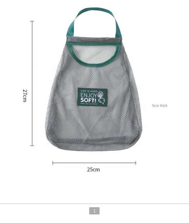 Large-Capacity Wall Hanging Mesh Storage Bag – Perfect for Potatoes & Onions