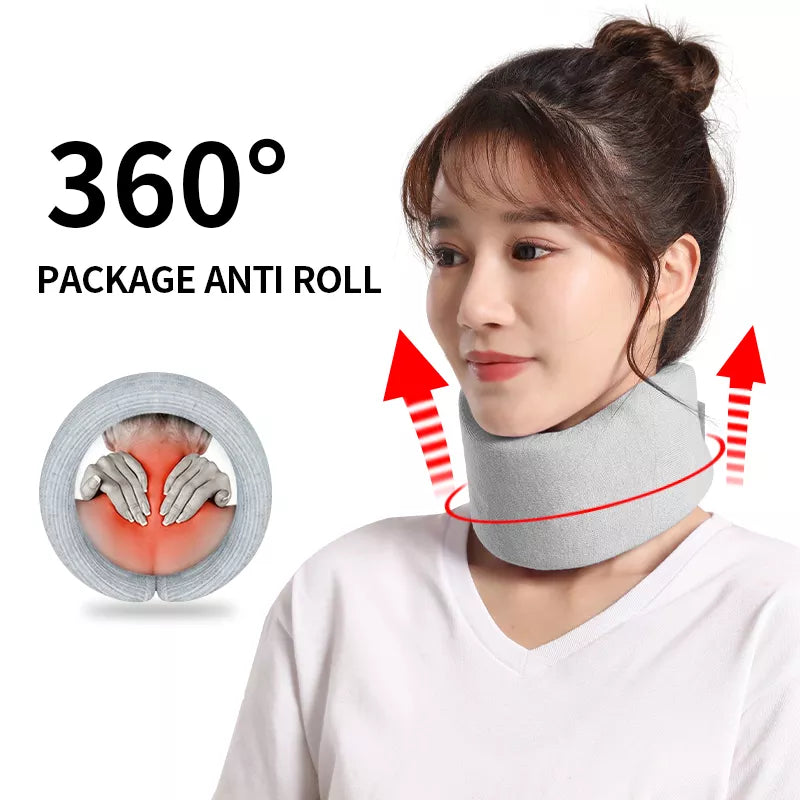 Medical Neck Support Collar – Adjustable Orthopedic Soft Sponge for High/Low Comfort