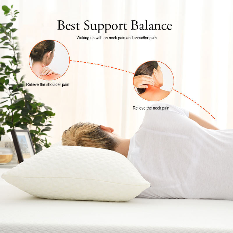 Extra-Large Memory Foam Pillow for Support and Relaxation