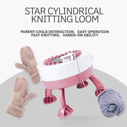 22-Needle Knit Loom Machine for DIY Knitting