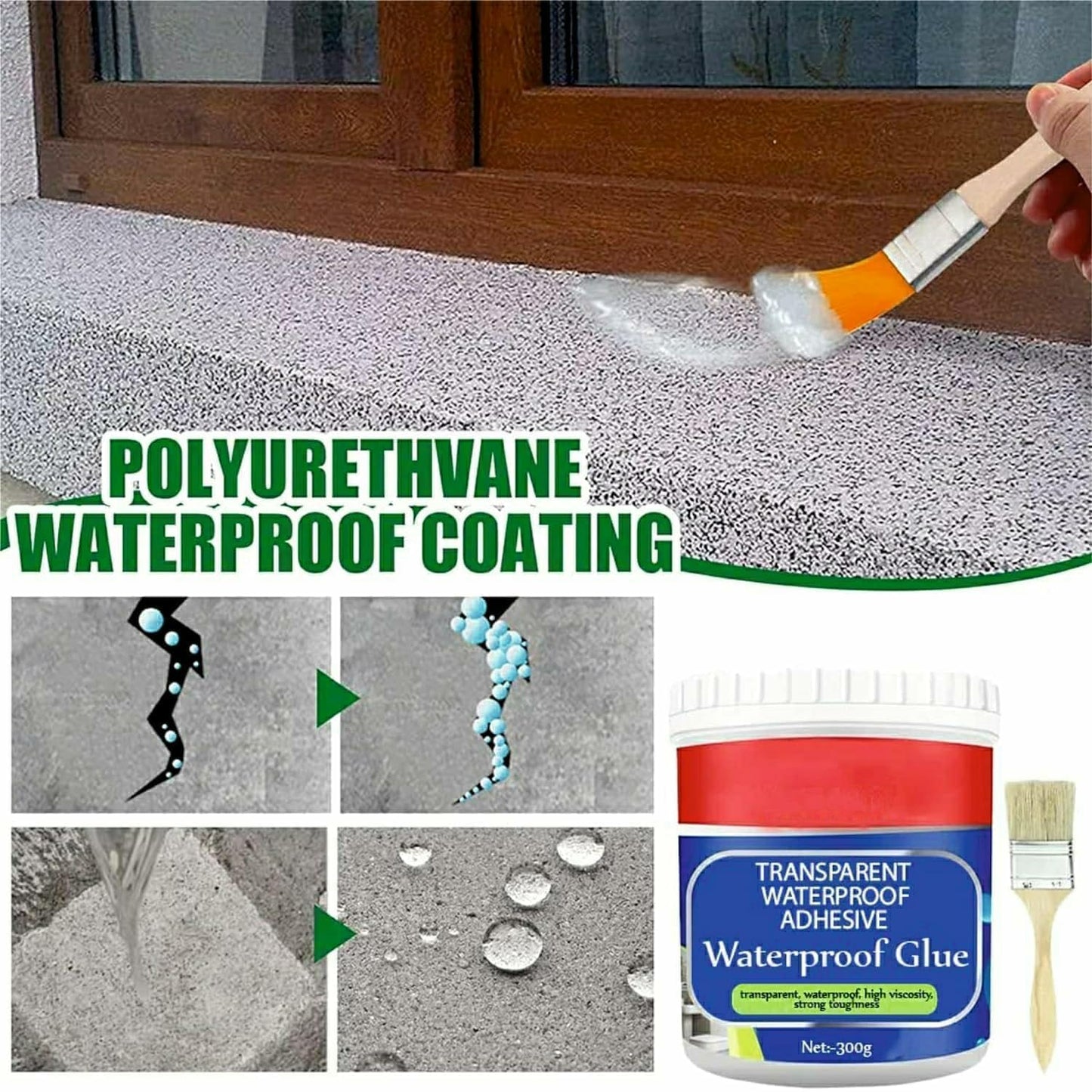 Transparent Waterproof Agent – All-Purpose Waterproofing Sealant - Buy 1 Get 1 FREE