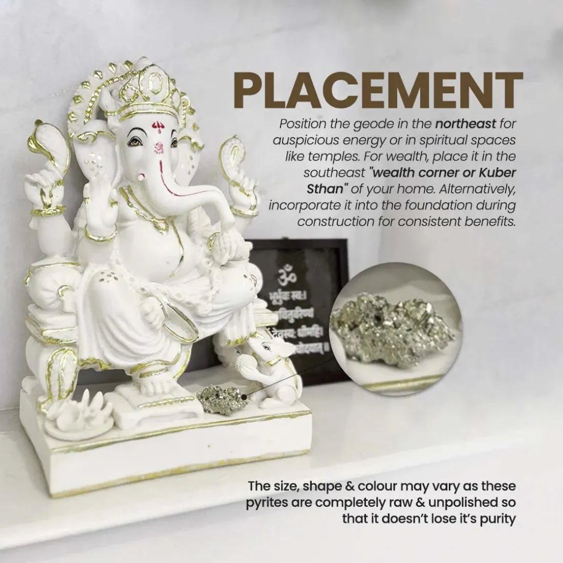 Raw Pyrite Stone – Natural Energy Crystal for Prosperity, Protection & Positive Vibes