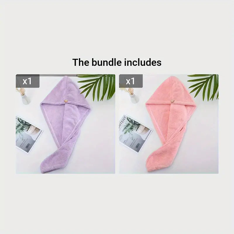 Soft Microfiber Hair Towel Wrap