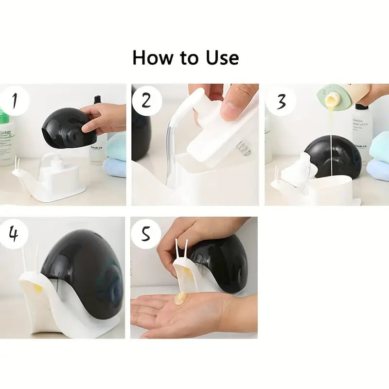 Cute Snail Design Soap Dispenser