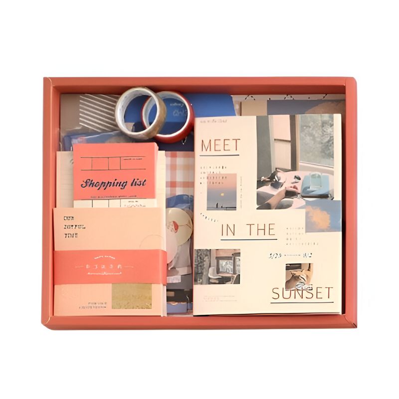 Creative Scrapbook Gift Box with Compartments
