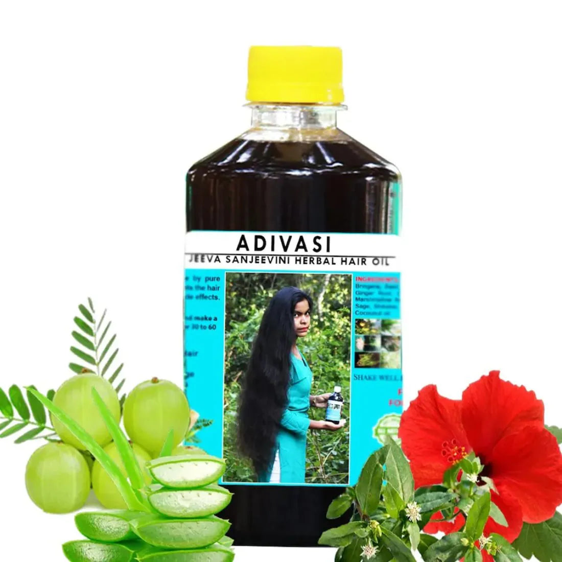 Adivasi Jeeva Sanjeevini Herbal Hair Growth oil - Ayurvedic Hair Growth Oil