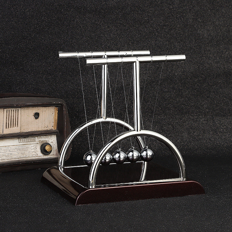 Scientific Balance Cradle Antique – Elegant Office Decor & Physics Demonstration