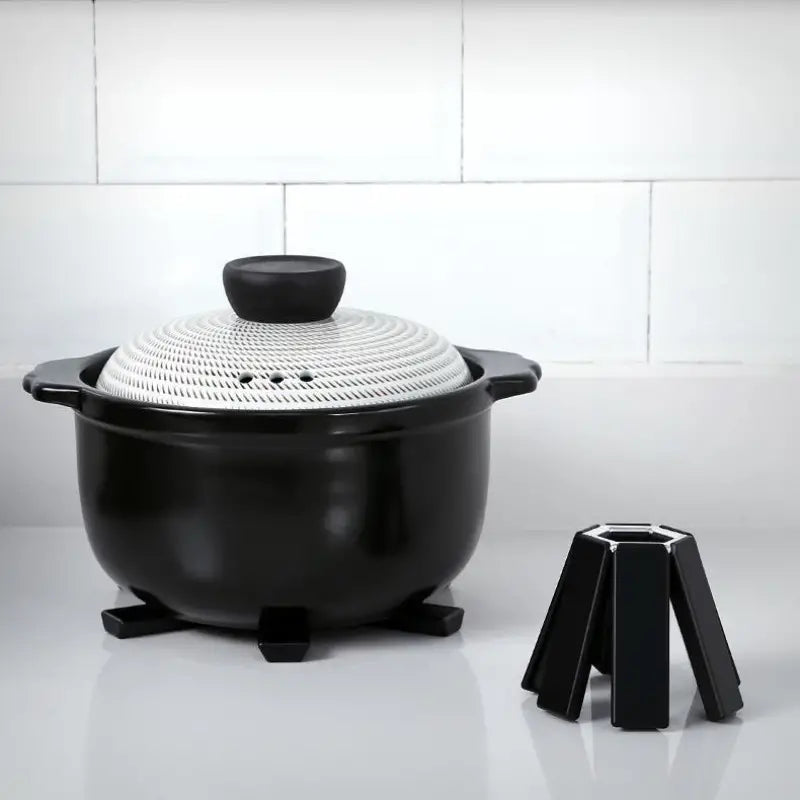 Foldable Heat Insulation Pads - Non-Slip Trivet Mats | Expandable, High-Temperature Resistant, Multifunctional Hot Pot Holders