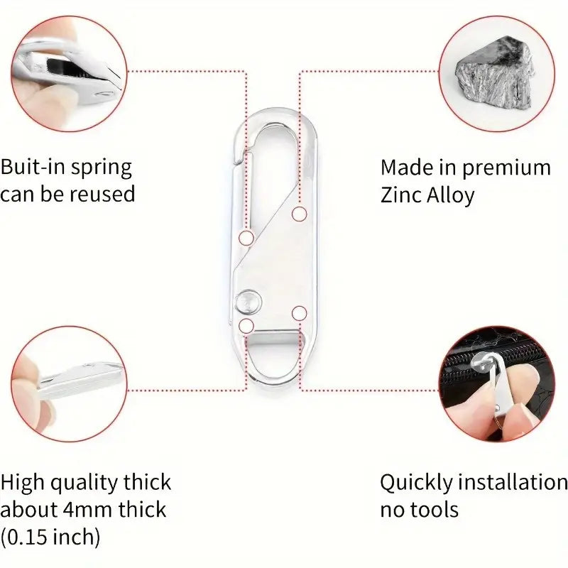 Zipper Pull Replacement Pull Tab Slider
