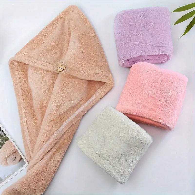 Soft Microfiber Hair Towel Wrap