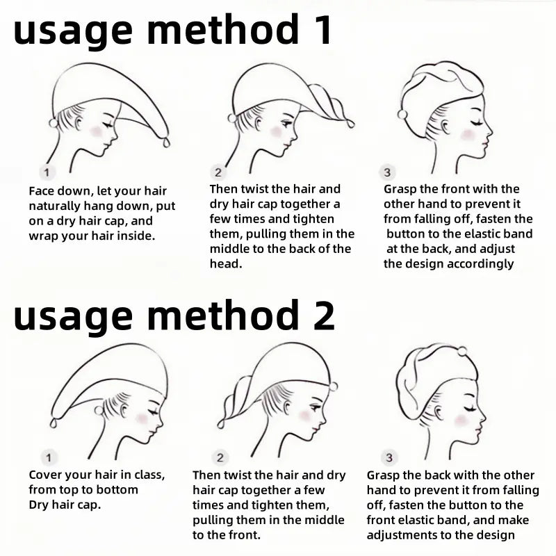 Soft Microfiber Hair Towel Wrap