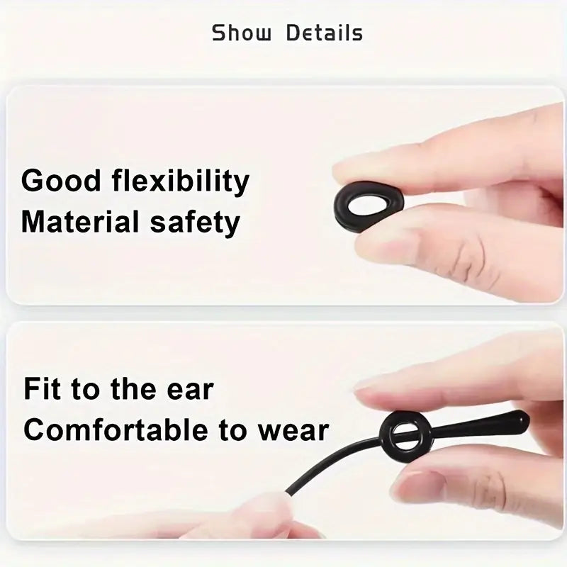 Universal Anti-Slip Glasses Leg Holder-Pack of 10