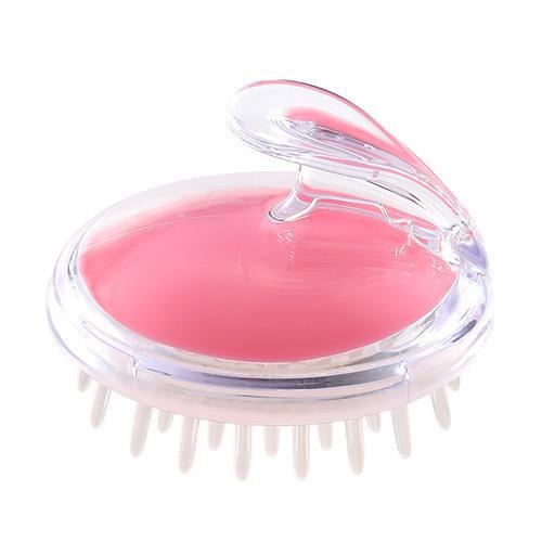 Crystal Transparent Silicone Scalp Massage Shampoo Brush