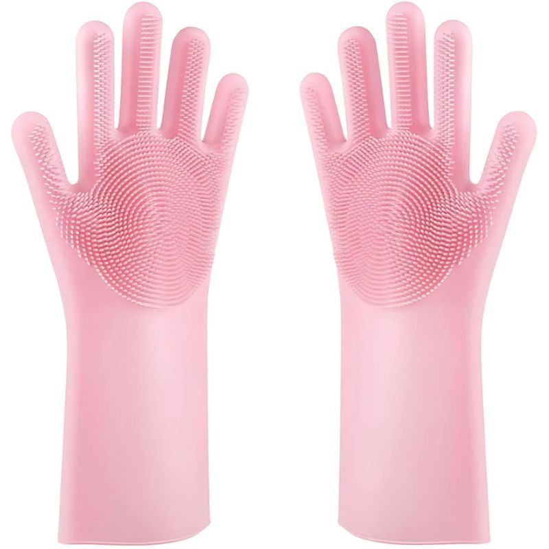 Multipurpose Silicone Hand Gloves for Cleaning and Dishwashing