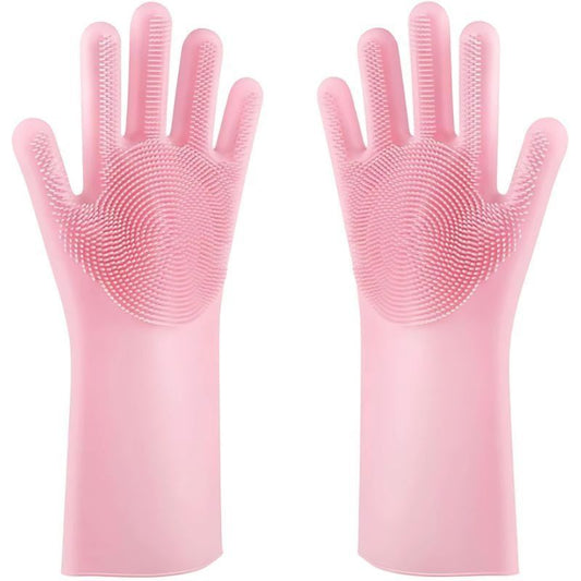 Multipurpose Silicone Hand Gloves for Cleaning and Dishwashing