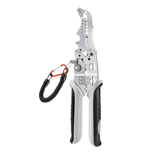 Multifunctional Elbow Pliers for Wire Stripping, Cutting, and Winding