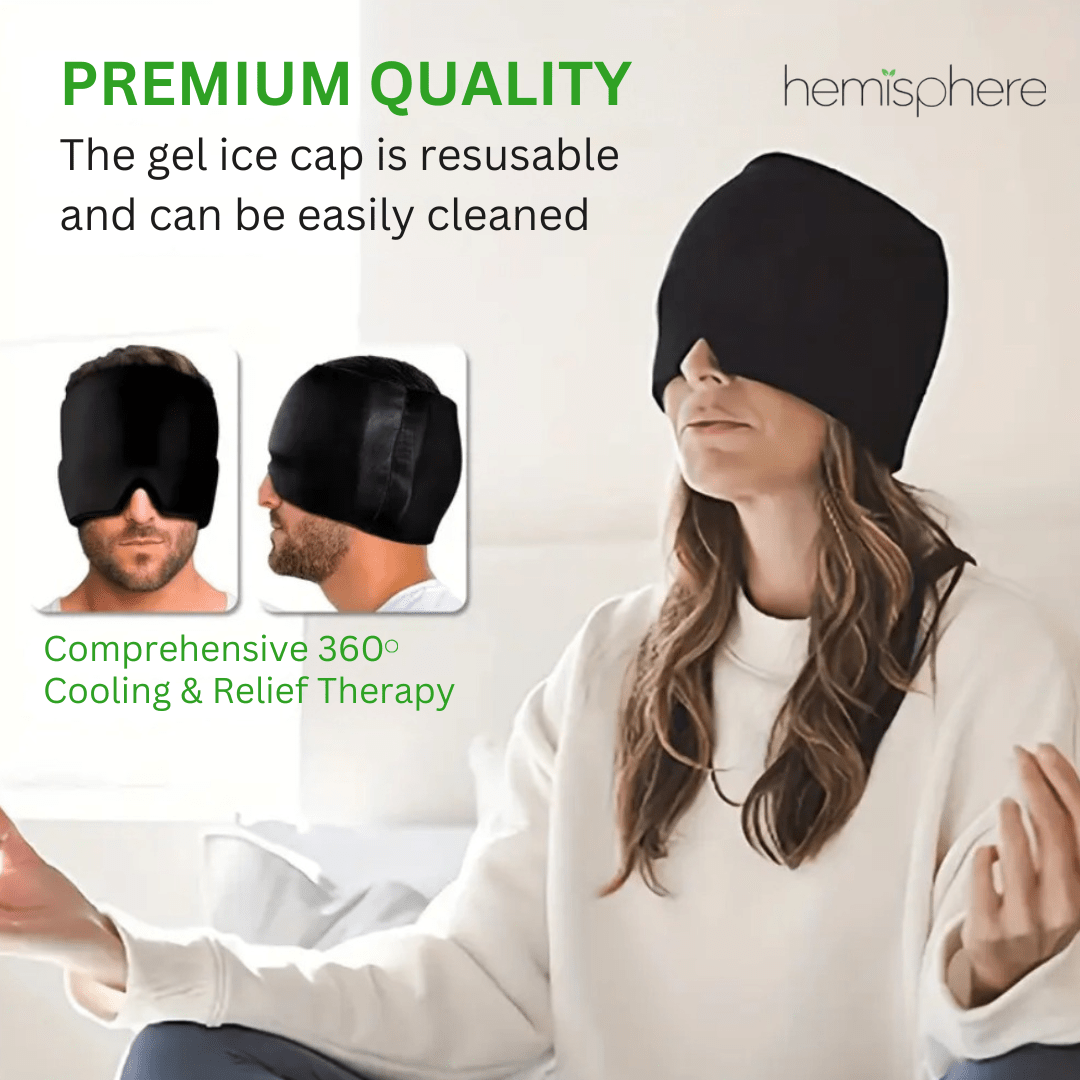 2 in 1 Head Wrap - Relieves Stress & Headaches for Deep Sleep