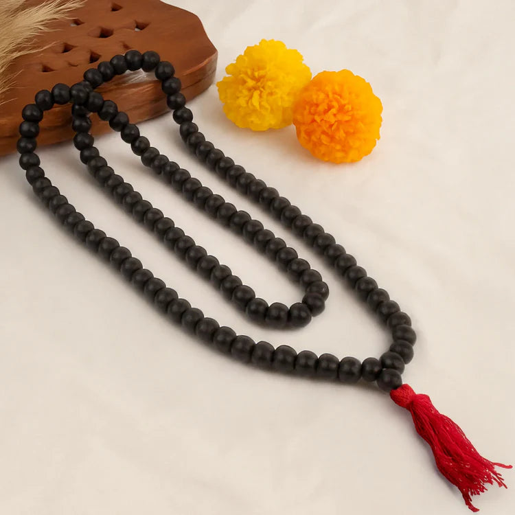 🕉️ Karungali Mala (Black Turmeric Rosary) – Original with Lab Certificate | Z-Mart