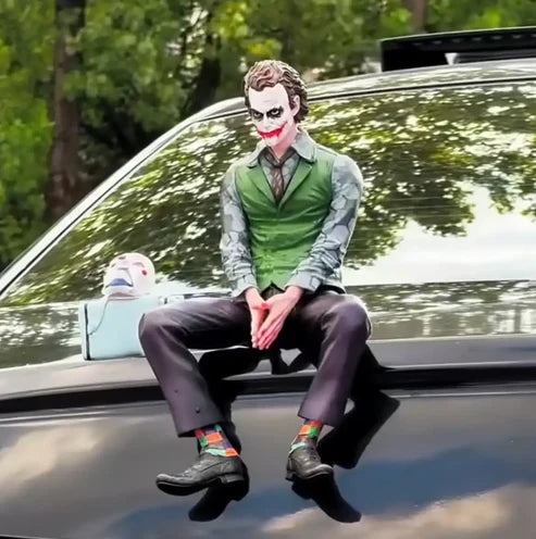 Joker & Harley Car Bumper Bonnet