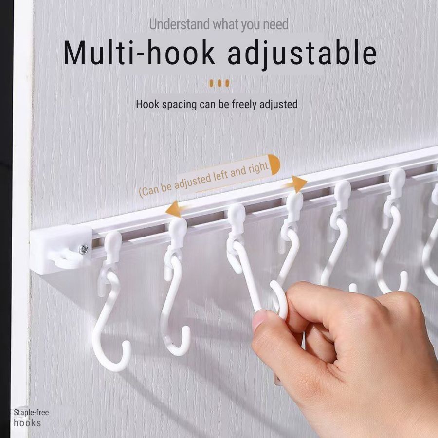 Adhesive  10 Hooks for Easy Organization