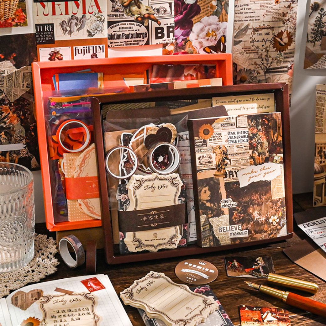 Creative Scrapbook Gift Box with Compartments