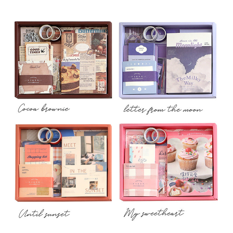 Creative Scrapbook Gift Box with Compartments