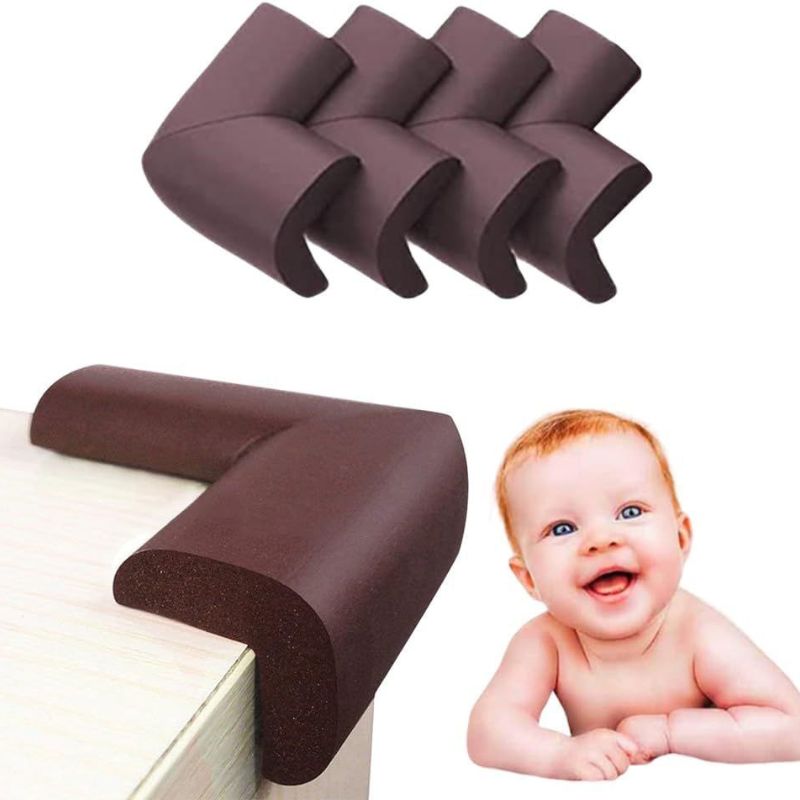 Foam Corner Guard for Baby Safety and Furniture Protection(4Pcs)
