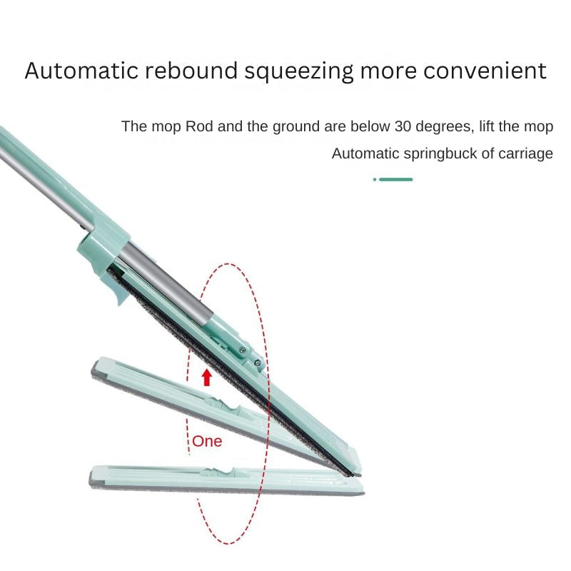 Microfiber Flat Mop for Window and Floor Cleaning