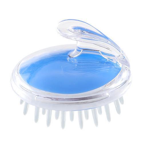 Crystal Transparent Silicone Scalp Massage Shampoo Brush