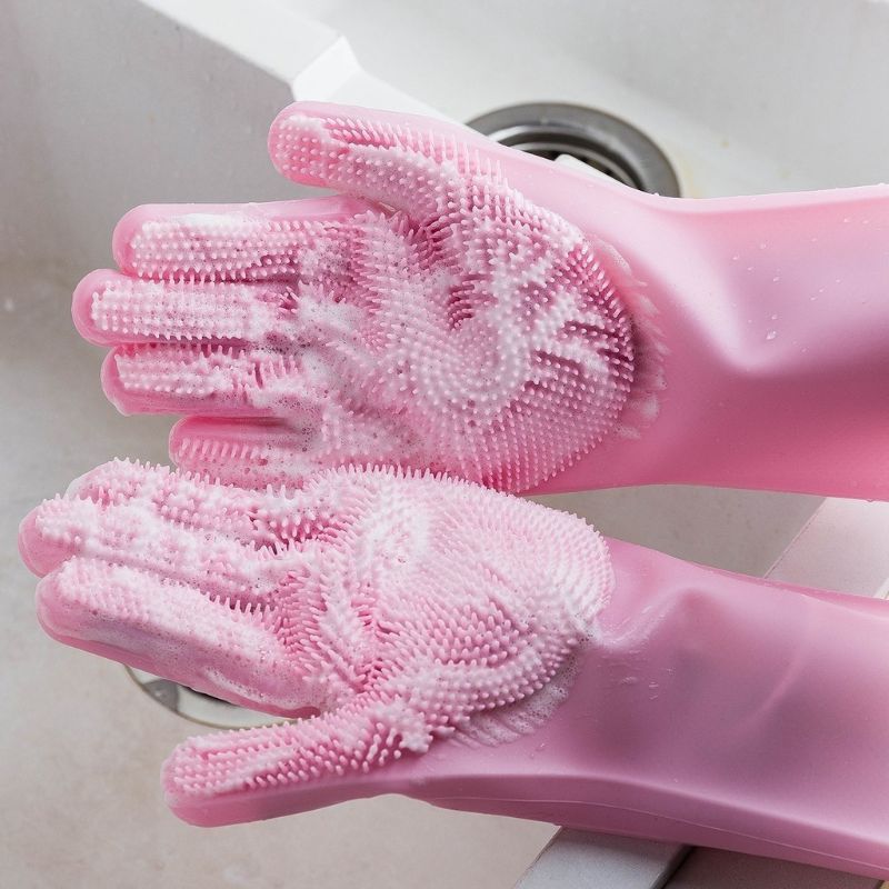 Multipurpose Silicone Hand Gloves for Cleaning and Dishwashing