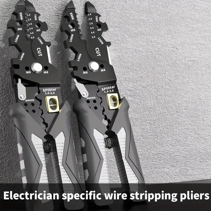 Heavy Duty Wire Stripping & Cutting Pliers for Electricians