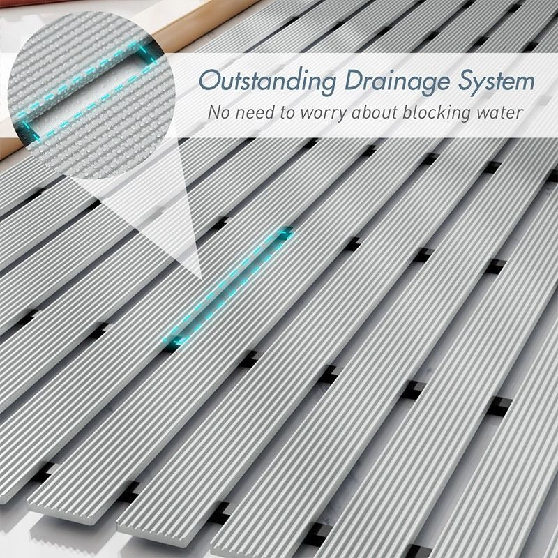 Super Waterproof Anti-Slip Shower Mat – Multicolor PVC Bath Mat Roll