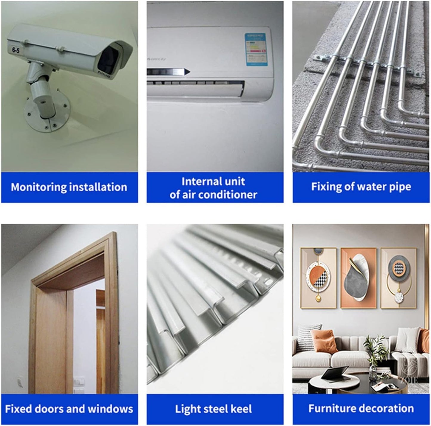 🔨 Z-Mart Concrete Nail Gun – High-Power Manual Fastening Tool for Walls & Wood