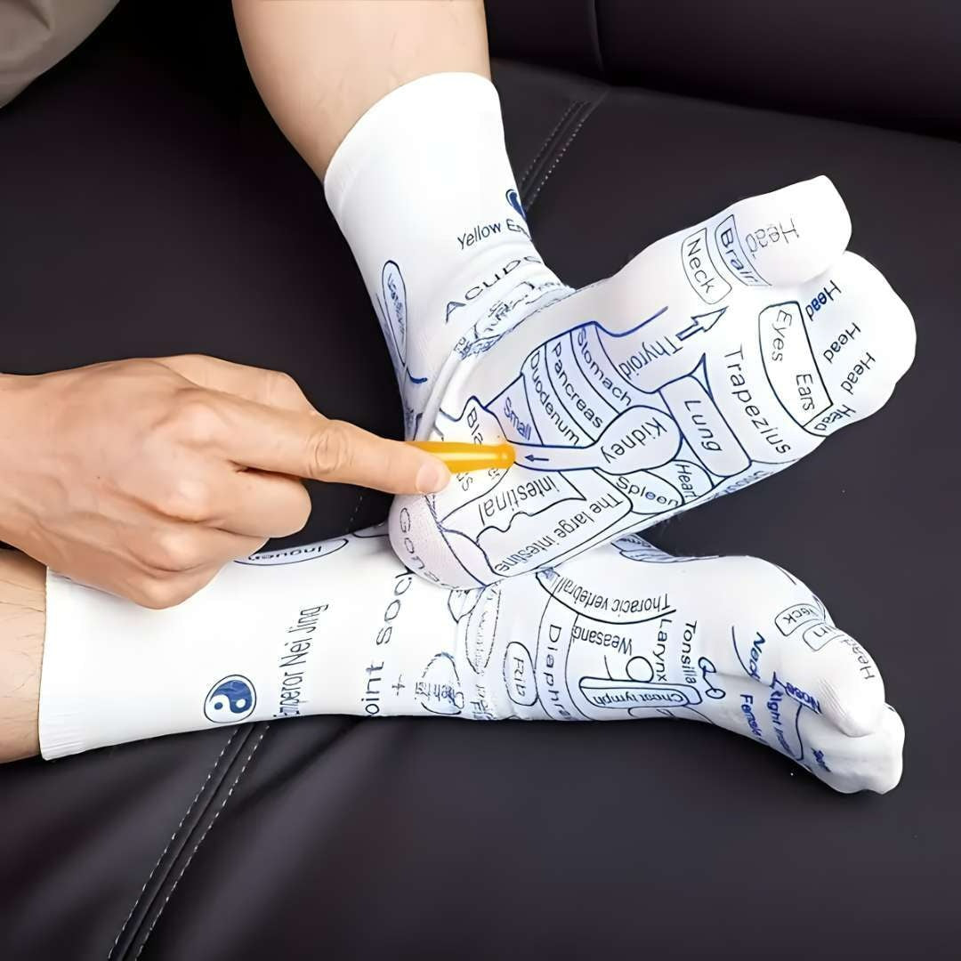 Unisex Acupressure Massage Socks for Relaxation and Wellness