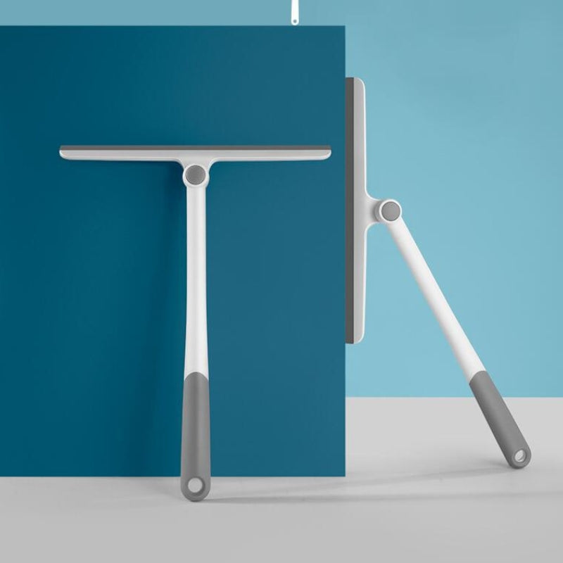 All-in-One Window Cleaning Tool with Long Pole for Glass Wiping