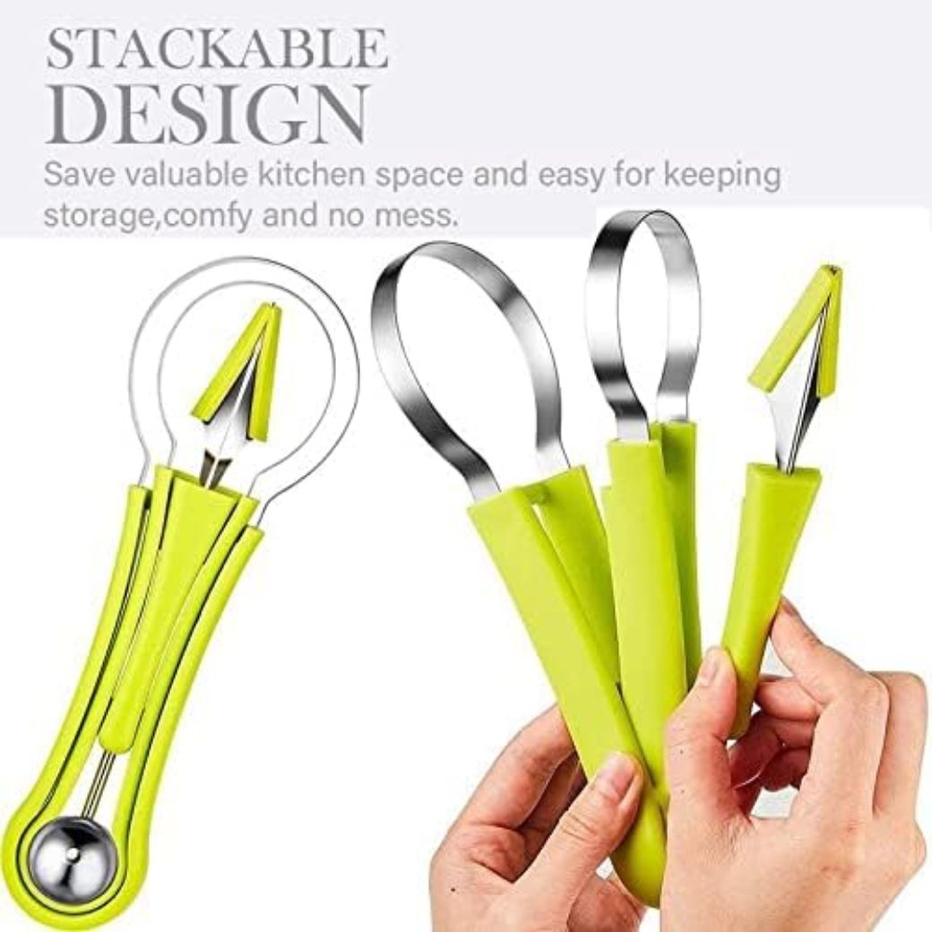 Multifunctional Fruit Carving Tools with Watermelon Ball Cutter