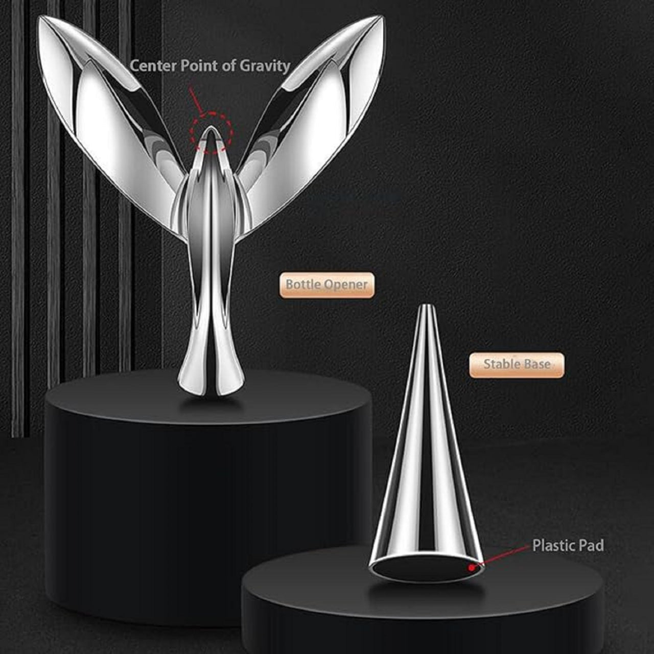 Bird Bottle Opener – Creative Balance Bird Desktop Ornaments