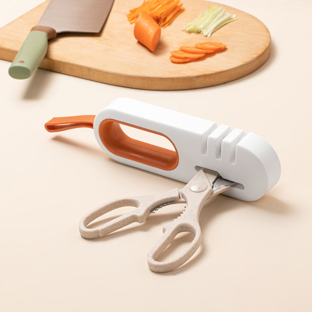 Multi-Use Sharpener for Knives, Scissors, and Tools