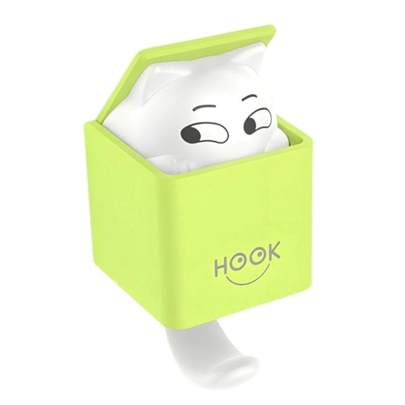 Durable Plastic Key Hook with Cute Animal Shape