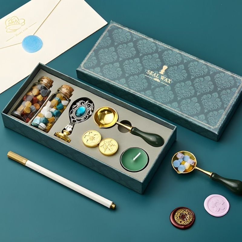RetroSeal Wax Seal Set – Elegant Sealing Wax for Envelopes & Invitations