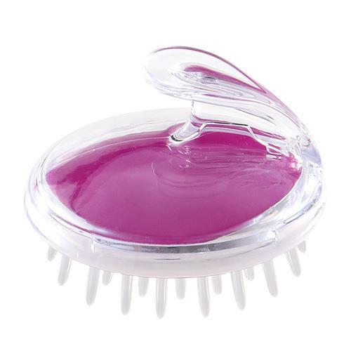 Crystal Transparent Silicone Scalp Massage Shampoo Brush